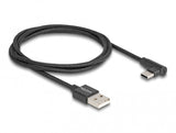 DeLOCK 80030 USB-kabel USB 2.0 1 m USB A USB C 0,48 Gbit/sek. Sort