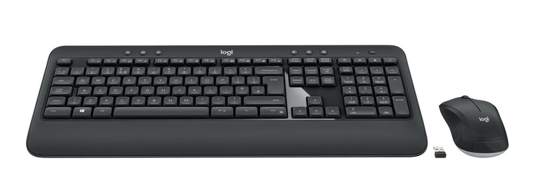 Logitech MK540 Advanced tastatur Mus inkluderet Universel RF trådløst QWERTZ Slovakisk Sort, Hvid