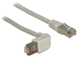 DeLOCK 0.5m Cat.5e SFTP netværkskabel Grå 0,5 m Cat5e S/FTP (S-STP)