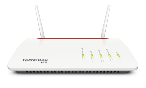 Box FRITZ! 6890 LTE trådløs router Gigabit Ethernet Dual-band (2,4 GHz / 5 GHz) 4G Sort, Rød, Hvid