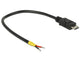 DeLOCK 0.15m, USB2.0 Micro-B USB-kabel 0,15 m Micro-USB B Sort