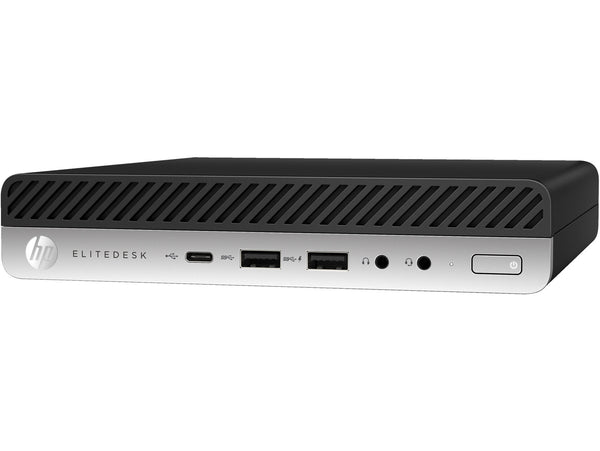 T1A HP EliteDesk 800 G5 Refurbished Intel® Core™ i5 i5-9500T 8 GB DDR4-SDRAM 512 GB SSD Windows 11 Pro Mini PC Sort, Sølv