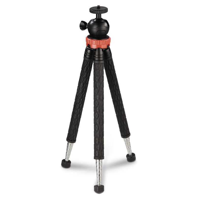 Hama Traveller Pro kamerastativ Smartphone/action kamera 3 ben Sort, Rød