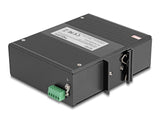 DeLOCK 80163 netværksswitch Gigabit Ethernet (10/100/1000) DIN rail Sort