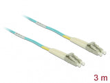 DeLOCK 86560 InfiniBand og fiberoptisk kabel 3 m LC Turkisfarve