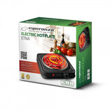 Esperanza EKH012K kogeplade Sort Bordplade 21 cm 1 zone(s)