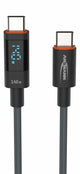 Ansmann 1700-0176 USB-kabel USB 2.0 1,2 m USB C 0,48 Gbit/sek. 140 W Anthracit