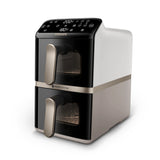 Philips 4000 series NA462/80 frituregryde Dobbelt 10 L Enkeltstående 2750 W Varmluftsteger Sort, Guld, Grå
