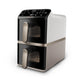Philips 4000 series NA462/80 frituregryde Dobbelt 10 L Enkeltstående 2750 W Varmluftsteger Sort, Guld, Grå