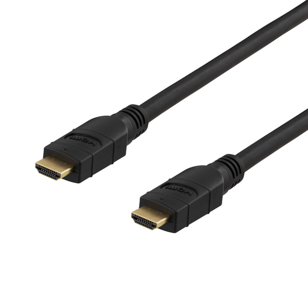 Deltaco HDMI-3050 HDMI-kabel 5 m HDMI Type A (Standard) Sort