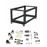 StarTech.com 4POSTRACK12U stativ 12U Fritstående reol Sort