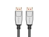 Lanberg CA-DPDP-20CU-0010-BK DisplayPort kabel 1 m Sort, Sølv