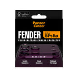 PanzerGlass ® Fender Kamerabeskytter Dark Cherry iPhone 18 Pro Max