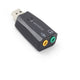 Gembird SC-USB2.0-01 kabel kønsskifter 2 x 3.5mm Sort