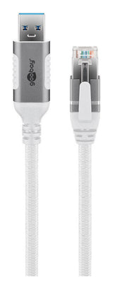 Goobay 74160 netværkskabel Hvid 3 m Cat6 F/UTP (FTP)