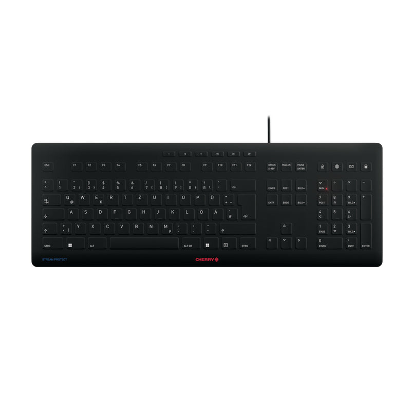 Contour Design Stream tastatur Universel USB QWERTZ Tysk Sort