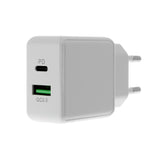 Insmat 530-9200 oplader til mobil enhed Smartphone, Tablet Hvid Vekselstrøm Hurtig opladning Indendørs