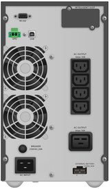 PowerWalker VFI 3000 TGB UPS-enhed Dobbeltkonvertering (online) 3 kVA 2700 W 5 AC stikkontakt(er)