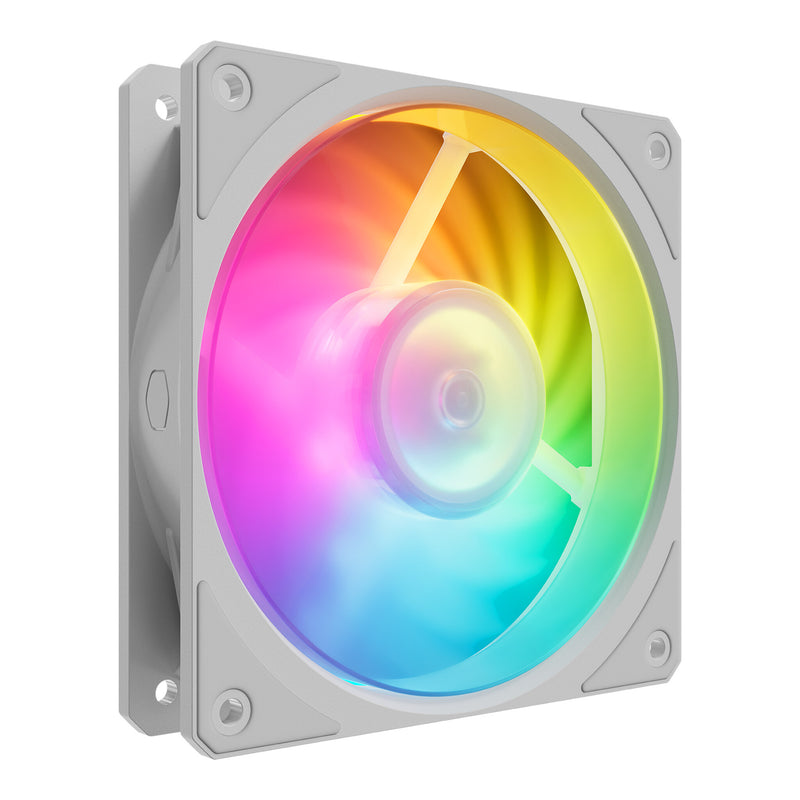 Cooler Master Mobius 120P ARGB White Edition Computerkabinet Ventilator 12 cm Hvid