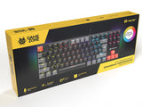 Tracer Blade 87 tastatur Spil USB QWERTY Engelsk Sort, Grå, Rød