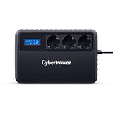 CyberPower LCD BU650EULCD UPS-enhed Interaktivt indgangsstik 0,65 kVA 360 W 3 AC stikkontakt(er)