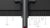 Lenovo ThinkVision P49w-30 computerskærm 124,5 cm (49") 5120 x 1440 pixel Dual WQHD LED Sort