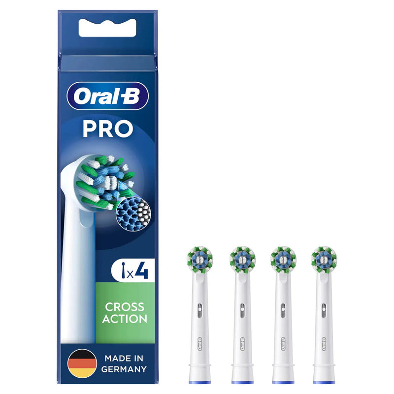 Oral-B CrossAction 4 stk Hvid