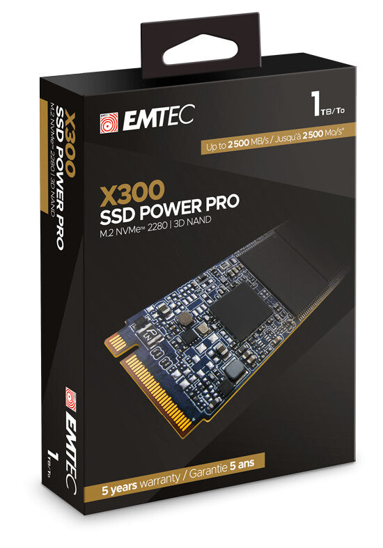 Emtec X300 1 TB M.2 PCI Express 3.0 NVMe 3D NAND