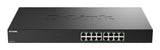 D-Link DMS-1016 Ikke administreret L2+ 2.5G Ethernet (100/1000/2500) Sort