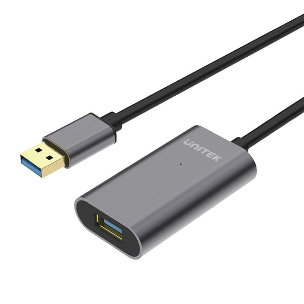 UNITEK Y-3004 USB-kabel USB 3.2 Gen 1 (3.1 Gen 1) 5 m USB A 5 Gbit/sek. Grå