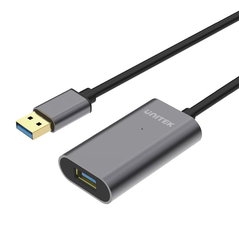 UNITEK Y-3004 USB-kabel USB 3.2 Gen 1 (3.1 Gen 1) 5 m USB A 5 Gbit/sek. Grå