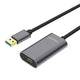 UNITEK Y-3005 USB-kabel USB 3.2 Gen 1 (3.1 Gen 1) 10 m USB A 5 Gbit/sek. Grå