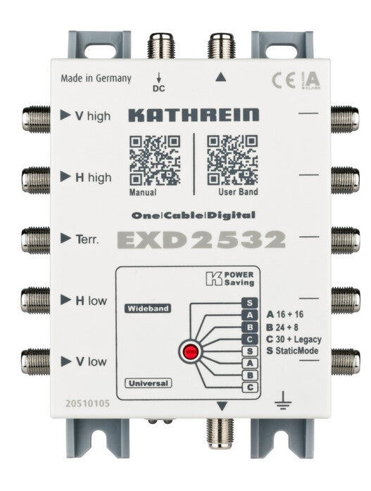 Kathrein EXD 2532 satellit multikontakt 5 inputs 32 outputs