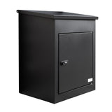 Extralink LOCKSTAR PACZKOMAT SKRZYNKA NA PACZKI 44X34X55CM STALOWA SKRZYNIA postkasse Sort Pakke med faldkasse Metal