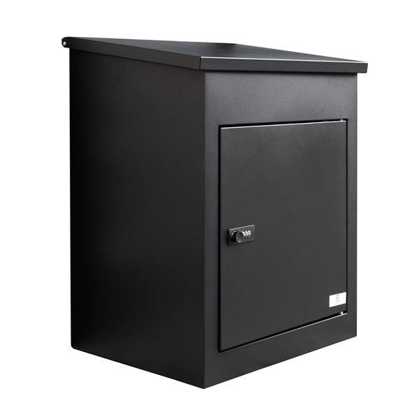 Extralink LOCKSTAR PACZKOMAT SKRZYNKA NA PACZKI 44X34X55CM STALOWA SKRZYNIA postkasse Sort Pakke med faldkasse Metal