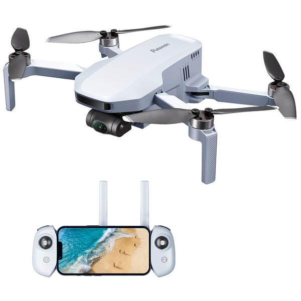 Potensic ATOM 4 rotorer Quadrokopter 12 MP 4608 x 2592 pixel 2230 mAh Grå