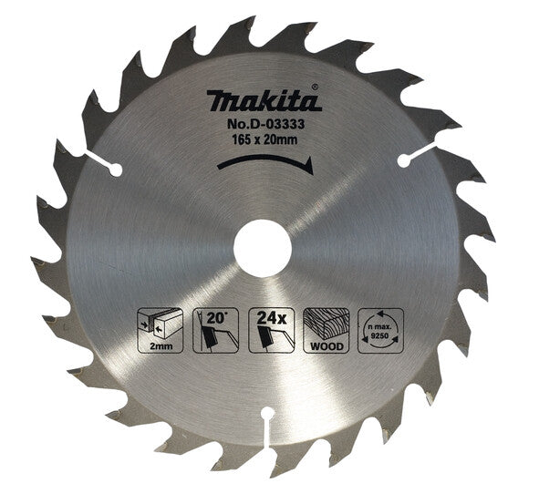 Makita D-03333 rundsavklinge 16,5 cm 1 stk