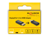 DeLOCK 61086 kabel kønsskifter DisplayPort HDMI Sort