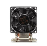 Dynatron A35 Computerkølesystem Processor Luftkøler 8 cm Aluminium, Sort 1 stk