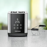 Rommelsbacher TO 850 brødrister 9 2 skive(r) 850 W Sort, Rustfrit stål
