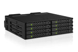 Icy Dock MB998V4P-B drevkabinet SSD kabinet Sort 2.5"