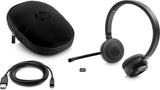 HP UC Wireless Duo Headset Trådløs Kontor/Callcenter Bluetooth Sort