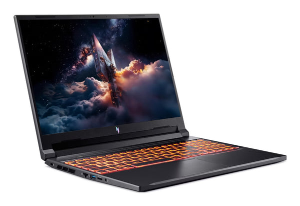 Acer Nitro V 16 AI ANV16-42-R9HY AMD Ryzen™ 7 260 Laptop 40,6 cm (16") WUXGA 16 GB DDR5-SDRAM 1 TB SSD NVIDIA GeForce RTX 5060 Wi-Fi 6E (802.11ax) eShell Tysk Sort