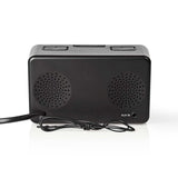 Nedis CLAR002BK vækkeur Digital alarmur Sort