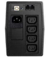 ALLNET ALL90600T UPS-enhed Interaktivt indgangsstik 0,6 kVA 360 W 4 AC stikkontakt(er)