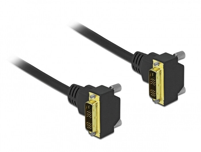 DeLOCK 85905 DVI kabel 1 m DVI-D Sort