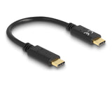 DeLOCK 85356 USB-kabel 0,015 m USB C Sort