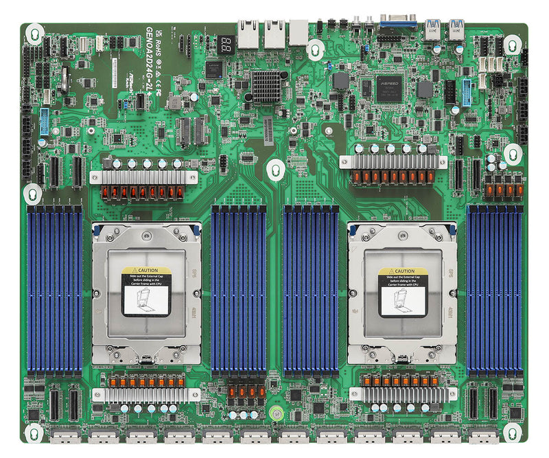 Asrock GENOA2D24G-2L+ bundkort AMD SoC Socket SP5