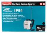 Makita DUS108Z havesprøjte Rygsæk havesprøjte 10 L