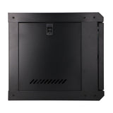 Extralink LITE 6U 530X400 WALL-MOUNTED RACKMOUNT CABINET BLACK Fritstående/væg-/gulvmonteret stativ Sort